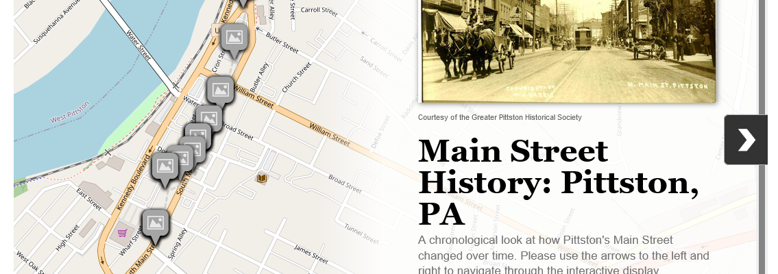 Mapping Historic #Pittston Online #History Tour