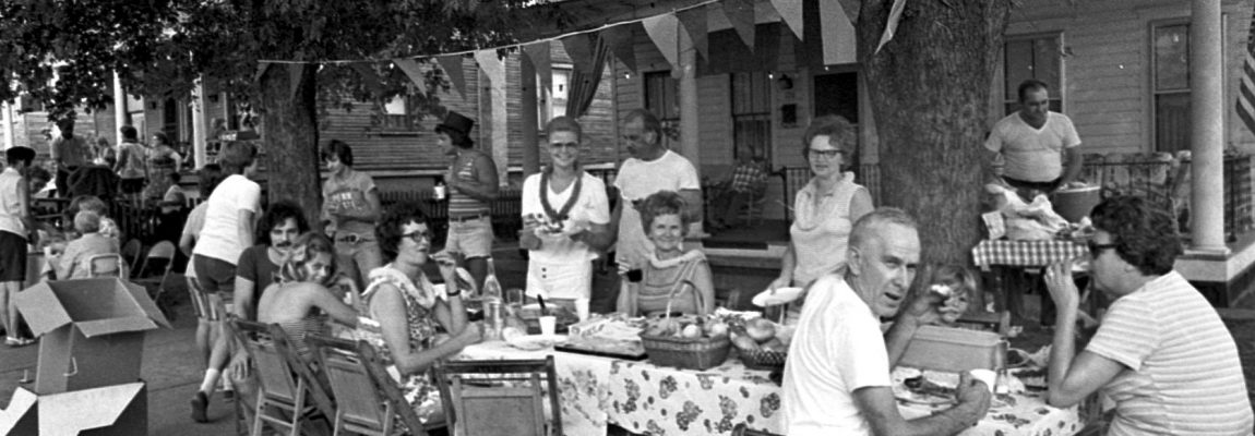 1973 Block #Party In Oregon Section (Tompkins Street) #Pittston